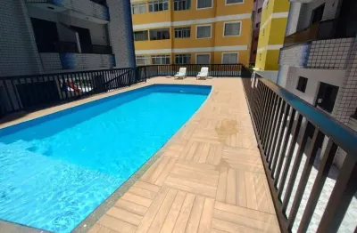Apartamentos 2 quartos e lazer no bairro do caiçara, praia grande
