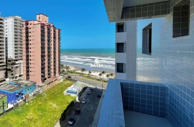 2 dorms com vista mar - prédio frente mar - bairro caiçara - praia grande