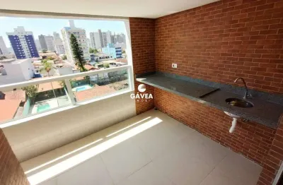 Apartamento 2 quartos 1 suite na guilhermina, praia grande/sp