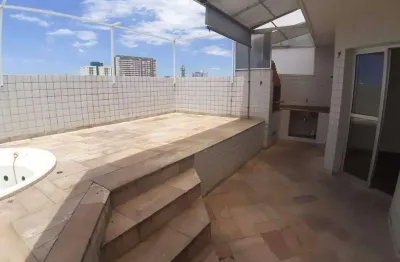 Cobertura 3 quartos com jacuzzi e lazer privado, vila mathias, santos