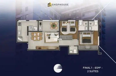 Apartamento com 2 quartos à venda no Marapé, Santos 