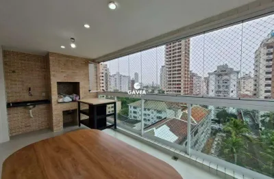 Apartamento com 3 quartos para alugar no Ponta da Praia, Santos 