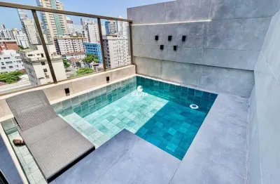 Cobertura com 2 quartos à venda no Boqueirão, Santos 