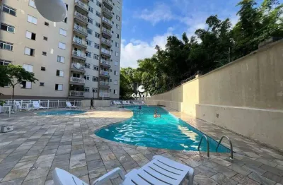 Apartamento de 2 quartos com piscina, churrasqueira e salão de festas em santos