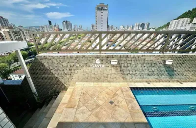 Cobertura com 3 quartos à venda no Marapé, Santos 