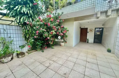 Casa sobreposta com 5 quartos e 6 banheiros à venda, 357m² embaré em santos