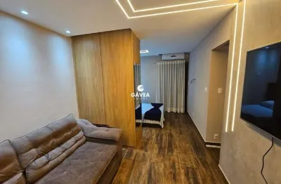 Flat com 1 quarto à venda no Centro, São Vicente 