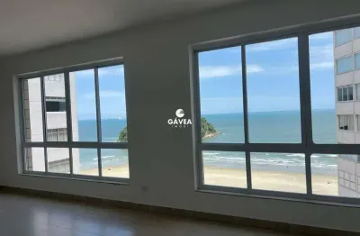 Apartamento 3 quartos à venda em santos – frente, vista mar, 2 vagas