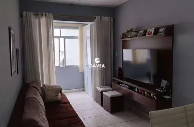 Apartamento 2 dormitórios no centro de são vicente - 62 m², 1 vaga moto