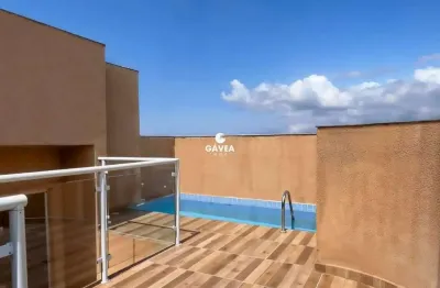 Cobertura com 3 quartos para alugar no Parque Bitaru, São Vicente 