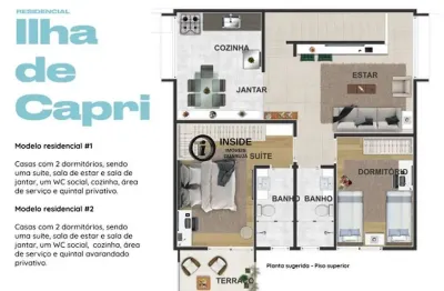 Casa em condomínio fechado com 2 quartos à venda na Rua José Amadeu Ramos, 80, Jardim Astúrias, Guarujá