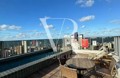 Flat com 1 quarto à venda na Rua Sidney Clemente Dore, Tambaú, João Pessoa