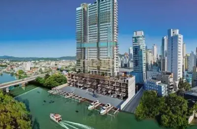 Apartamento alto padrão mobiliado com vaga náutica em balneário camboriú