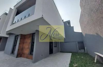 Sobrado em condominio, 3 quartos com suite e terraço uberaba- curitiba/pr