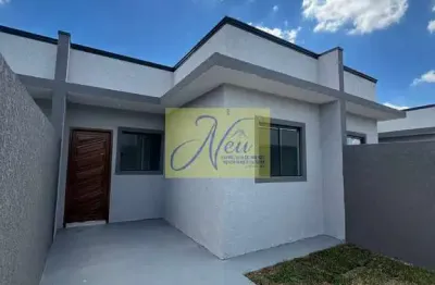 Casa 2 quartos em condominio com amplo quintal - campo de santana- curitiba