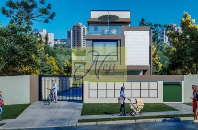 Lançamento! sobrado 3 quartos com suite e terraço- uberaba- curitiba