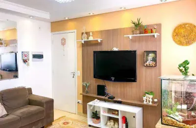 Apartamento à venda no del giardino iii, com 54 m², dois quartos, um banheiro e uma vaga de garagem