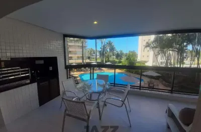 Apartamento à venda - riviera, bertioga -  vista mar, pé na grama 170m2 -