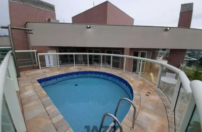 Cobertura à venda, com vista mar, ea poscos metros da praia - 282m²  - 3 suítes - riviera, bertioga