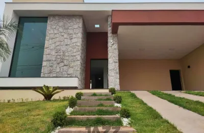 Casa de alto padrão à venda de 286m², com 3 quartos, sendo 2 suítes, e 3 banheiros no condomínio fechado soleil