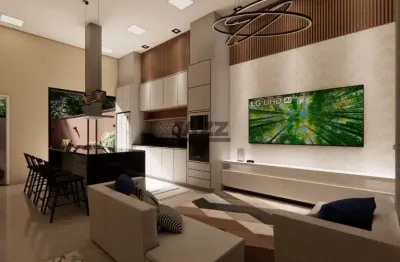 Casa à venda no terras di treviso, com 133m², 3 quartos, 3 banheiros, piscina e 2 vagas de garagem