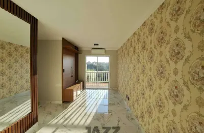 Apartamento de dois quartos disponível para locação no residencial santa clara, em paulínia