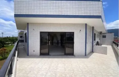 Cobertura pé na areia - vista para o mar com 171m² bertioga/sp