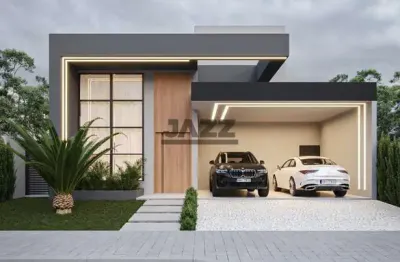 Residencial royal garden, paulínia ! casas alto padrão em obras para venda com 202 m² e terreno 300 m²