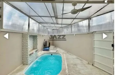 Casa inteligente com piscina coberta no são quirino, campinas