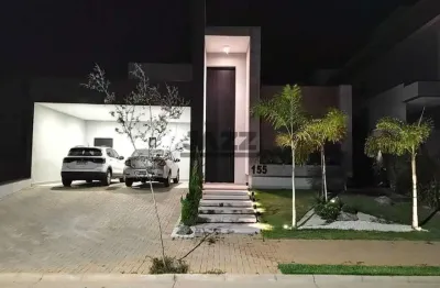 Casa em condomínio no loteamento arborais, 225 m², 3 suítes.