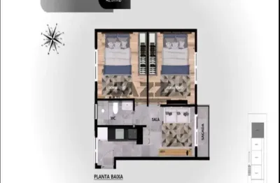Casa 2 dormitórios localizada no  condomónio village porto ii em caraguatatuba