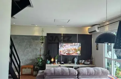 Apartamento duplex de 2 suítes à venda no loft ekko houses em indaiatuba - vista para o parque ecológico e varanda gourmet