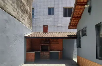 Casa isolada 3 quartos, suite - espaço gourmet-270m²- guilhermina - praia grande  80 metros da praia