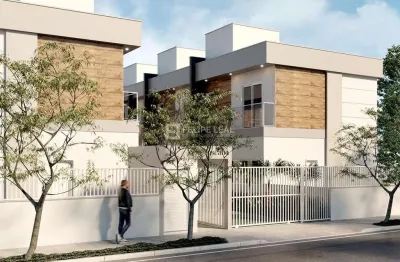 Sobrado em condomínio fechado de 02 dormitórios sendo 02 suítes em nova palhoça  -  palhoça