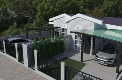 Casa  de 03 dormitórios sendo 01 suite em bom viver  -  biguaçu