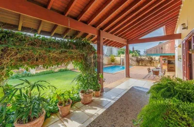 Remax vende casa com 5 quartos, sendo 04 suítes - uma suíte térrea e outra master c/ banheira e closet), no res. perto do shop. galleria, em campinas.