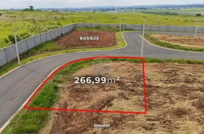 Re/max vende terreno em condomínio - loteamento império do café 266m² r$ 279.000, parque brasil 500 - paulínia/sp