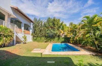 Casa a venda no condomínio estância paraíso, com 4 suítes, 565m2 a.c., lazer completo, por r$ 1.690.000 - campinas