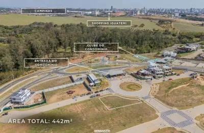 Vende terreno - 442 metros quadrados - condomínio vista campinas -piscina - quadras - academia