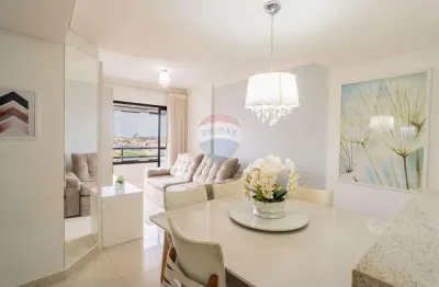 Re/max vende apartamento parque prado, 3 quartos, 2 vagas, 77m², r$689.900,00 e r$1.100,00 de cond. com água e gás incluso, campinas - sp.