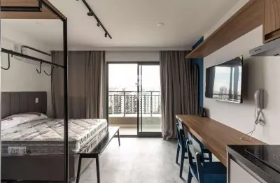 Studio para locação com 27 m² todo mobiliado - vila buarque