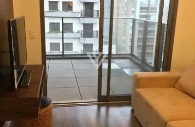 Apartamento mobiliado com suíte e varanda gourmet em pinheiros – 75m²