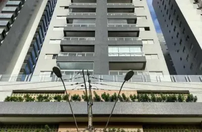 Apto 200m praia com 1 dorm, 1 banh, 1 vaga, var. gourmet, lazer, andar alto.