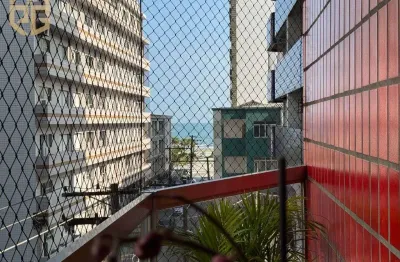 Apto 2 dorm, 1 suite, 3 banheiro, 1 vaga, 80m², vista mar, forte, 150 m da praia