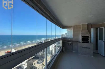 Apto 3 dorms, 3 suítes, 2 vagas, 135m², vista mar, aviação