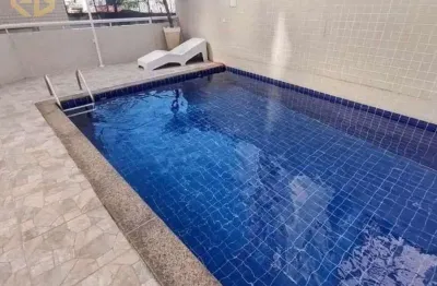 Apto 350m praia com 1 dormitório, 1 banheiro, 1 vaga, elevador, piscina