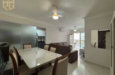 Apartamento 2 dorms, 1 suíte, varanda gourmet, 100 mts praia, 92,93 mts2