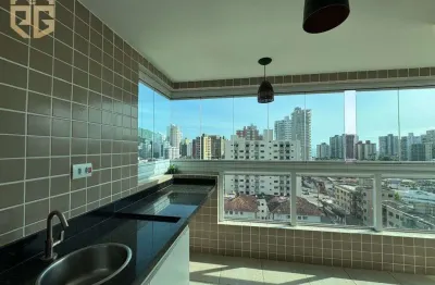 Apartamento no canto do forte, praia grande, 68,32mt2,  2 dorm, 1 suíte, 1 vaga