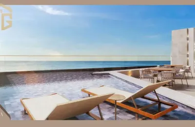 Lançamento em praia grande - aviação 2 e 3 suítes , prédio frente mar