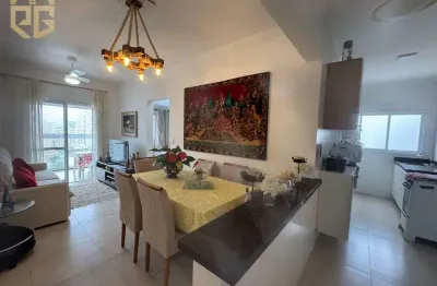 Apto 2 dorms, 1 suite, 1 vaga, 69m², vista mar, 200m da praia, caiçara